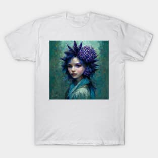 Lilac Urchin by Kim Turner Art T-Shirt